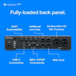 Foto 5 | Foto 5 | Interfaz De Audio Presonus Quantum Hd 2 20x24 Usb-c Con Software - Venta Internacional.