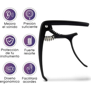 Foto 2 | Foto 2 | Capo Traste Para Guitarra Color Negro