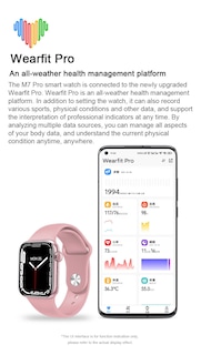 Foto 2 | Foto 2 | Reloj Inteligente M7 Pro Serie 7 con NFC Llamada Bluetooth Asistente de Voz color Negro