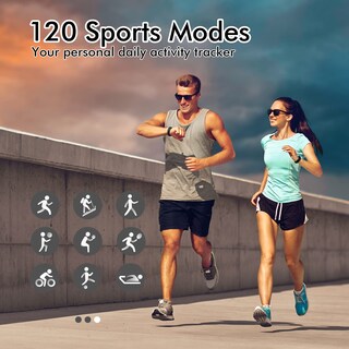 Foto 5 | Foto 5 | Reloj Inteligente Pjyubvor De 1,9 Pulgadas Con Bluetooth Call Para Android E Ios - Venta Internacional