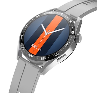 Foto 1 | Foto 1 | Smartwatch Hw3 Pro  By Ns Tech con 2 Extensibles Intercambiables en Silicón y Metálico color Plateado