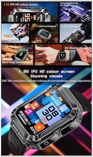 Foto 6 | Foto 6 | Reloj Inteligente Smartwatch T93 con Pantalla Amoled Ip68 con Auriculares - Venta Internacional
