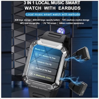 Foto 7 | Foto 7 | Reloj Inteligente Smartwatch T93 con Pantalla Amoled Ip68 con Auriculares - Venta Internacional