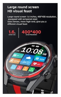 Foto 5 | Foto 5 | Reloj Inteligente Njh Sport Bluetooth De 1.6 Pulgadas Compatible Con Ios - Venta Internacional