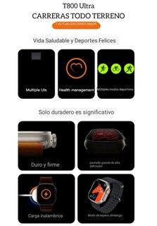 Foto 3 | Foto 3 | Reloj Smartwatch T800 Ultra Smart 1.99'' Hd Amarillo - Venta Internacional