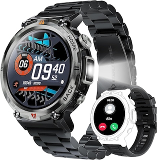 Foto 1 | Foto 1 | Reloj Smartwatch Eigiis Negro con Bluetooth-Venta Internacional