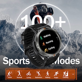 Foto 3 | Foto 3 | Reloj Smartwatch Eigiis Negro con Bluetooth-Venta Internacional