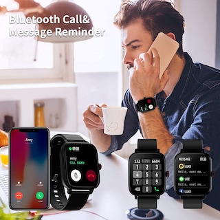 Foto 4 | Foto 4 | Smartwatch Viplive Con Pantalla Táctil De 1.7 Pulgadas, Llamadas Y Sms, Negro - Venta Internacional.