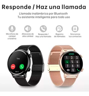 Foto 2 | Foto 2 | Reloj Smartwatch G-tide Contra Agua Romance Negro
