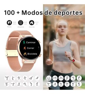 Foto 5 | Foto 5 | Reloj Smartwatch G-tide Contra Agua Romance Negro