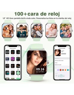 Foto 3 | Foto 3 | Reloj Inteligente Id-w19 Petukita Box Pantalla Hd Llamadas Bluetooth Compatible Con Asistente Virtual