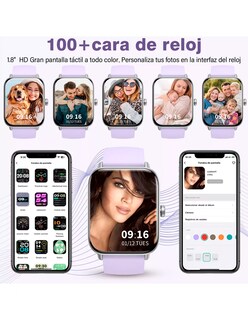 Foto 3 | Foto 3 | Reloj Inteligente Id-w19 Petukita Box Pantalla Hd Llamadas Bluetooth Compatible Con Asistente Virtual