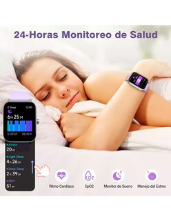 Foto 5 | Foto 5 | Reloj Inteligente Id-w19 Petukita Box Pantalla Hd Llamadas Bluetooth Compatible Con Asistente Virtual