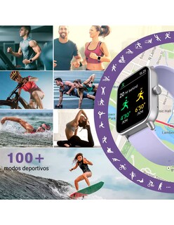 Foto 6 | Foto 6 | Reloj Inteligente Id-w19 Petukita Box Pantalla Hd Llamadas Bluetooth Compatible Con Asistente Virtual