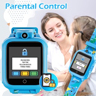 Foto 5 | Foto 5 | Reloj Inteligente Contixo Kw01 Azul con Cámara Juegos Música para Niños - Venta Internacional