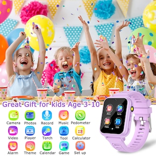 Foto 6 | Foto 6 | Reloj Smartwatch Cosjoype Morado Infantil-Venta Internacional