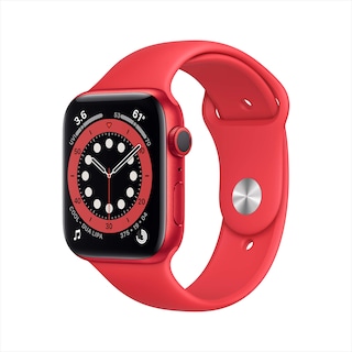 Foto 1 | Foto 1 | Smartwatch Apple Watch Series 6 GPS 44 mm Correa Deportiva Roja - Venta Internacional