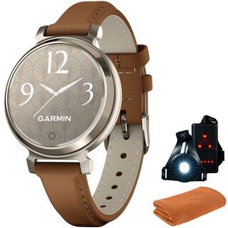 Foto 1 | Foto 1 | Reloj Inteligente Garmin Lily 2 Classic En Color Crema Dorado Con Piel Bronceada - Venta Internacional.
