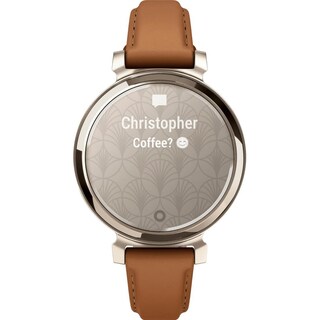 Foto 3 | Foto 3 | Reloj Inteligente Garmin Lily 2 Classic En Color Crema Dorado Con Piel Bronceada - Venta Internacional.