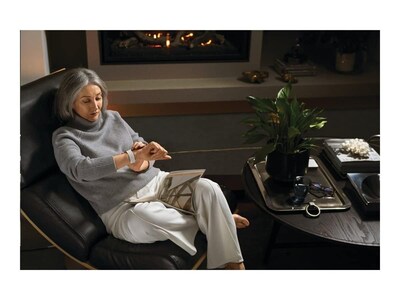 Foto 7 | Foto 7 | Reloj Inteligente Fitbit Sense Advanced Heart Health Blanco/dorado - Venta Internacional.