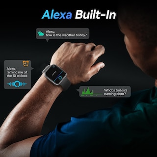 Foto 3 | Foto 3 | Reloj Inteligente Fitpolo de 1.8 Pulgadas con Alexa Integrado Ip68- Venta Internacional