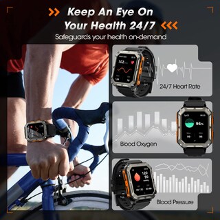 Foto 4 | Foto 4 | Reloj Smartwatch Rgthuhu Negro-Venta Internacional