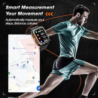 Foto 7 | Foto 7 | Reloj Smartwatch Rgthuhu Negro-Venta Internacional