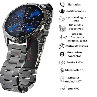 Foto 4 | Foto 4 | Reloj Smartwatch G-tide Plateado para Hombre