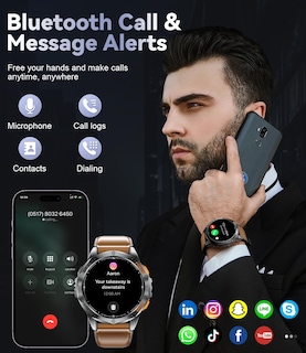 Foto 7 | Foto 7 | Smartwatch Lige GPS Military para Hombre 100 Modos Deportivos - Venta Internacional