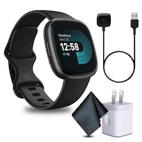Reloj Inteligente Fitbit Versa 4 Con Gps Frecuencia Cardiaca Negro - Venta Internacional