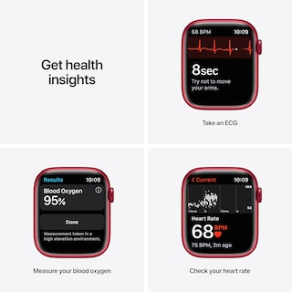 Foto 3 | Foto 3 | Reloj Inteligente Apple Watch Series 7 Con Gps + Cellular De 45 Mm, Color Rojo - Venta Internacional.