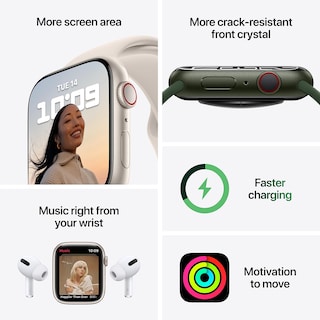 Foto 4 | Foto 4 | Reloj Inteligente Apple Watch Series 7 Con Gps + Cellular De 45 Mm, Color Rojo - Venta Internacional.