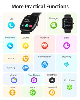 Foto 7 | Foto 7 | Reloj Inteligente Parsonver para Ios y Android E Ip68 - Venta Internacional