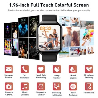 Foto 2 | Foto 2 | Reloj Smartwatch Motast Negro-Venta Internacional