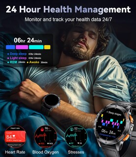 Foto 6 | Foto 6 | Reloj Smartwatch Lige Negro para Hombre-Venta Internacional