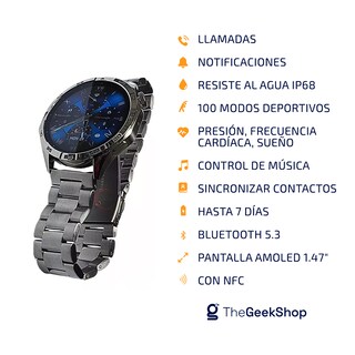 Foto 5 | Foto 5 | Smartwatch G-tide Power Resistente Al Agua Para Iphone Y Android