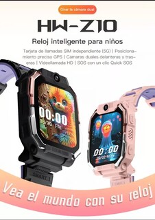 Foto 7 | Foto 7 | Reloj Inteligente Para Niños 4g Gps Wifi Video Llamada Teléfono