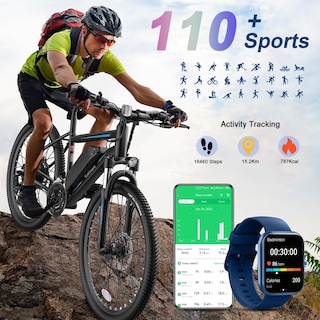 Foto 6 | Foto 6 | Reloj Inteligente Motast 2025 1.96 Pulgadas HD Fitness 110+ Sport IP68 - Venta Internacional