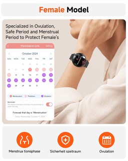 Foto 7 | Foto 7 | Smartwatch Hwagol Unisex Android y iPhone IP68 Resistente al Agua - Venta Internacional