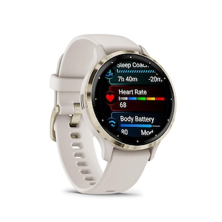 Foto 3 | Foto 3 | Reloj Inteligente Garmin Venu 3s Health Fitness Gps De 41 Mm, Acero Dorado - Venta Internacional.