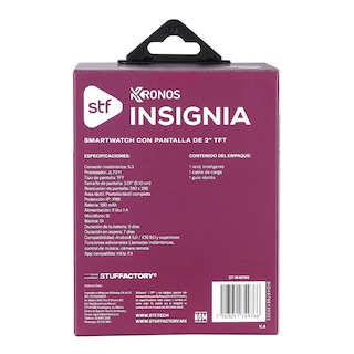 Foto 7 | Foto 7 | Smartwatch Stf Blanco Kronos Insignia Tft 2.01'' Llamadas Ip65