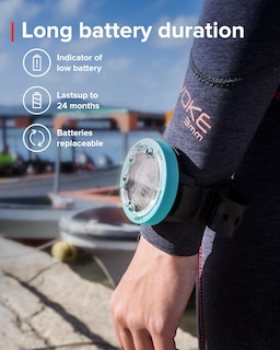 Foto 5 | Foto 5 | Ordenador de Buceo Suunto Zoop Novo Wrist Aqua Blue - Venta Internacional