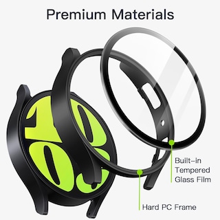 Foto 3 | Foto 3 | Funda Protectora Con Protector De Pantalla Para Samsung Galaxy Watch 6 44 Mm Jetech, Paquete De 2 - Venta Internacional.