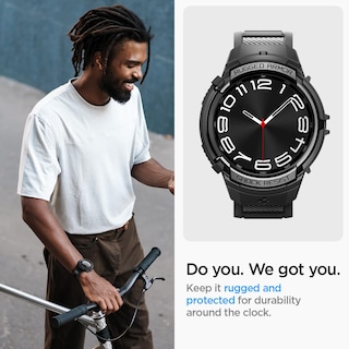 Foto 2 | Foto 2 | Funda Con Correa Para Samsung Galaxy Watch 6 Classic Spigen De 43 Mm - Venta Internacional.
