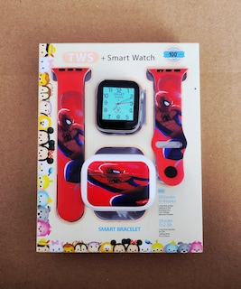 Foto 2 | Foto 2 | Combo Kids Smartwach Con Audifonos Bluetooth Diseño De Spider Man