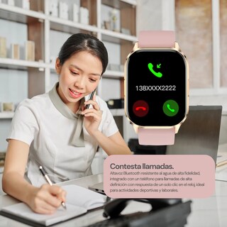 Foto 6 | Foto 6 | Smartwatch Deportivo con Llamadas Bluetooth, Pantalla AMOLED HD, Monitoreo de Salud y Resistencia IP67 Color Rosa