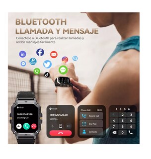 Foto 5 | Foto 5 | Smartwatch Belug C28 Negro