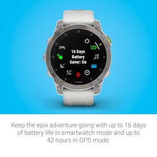 Foto 3 | Foto 3 | Reloj Inteligente Garmin Epix Gen 2 Premium Health Amoled Blanco - Venta Internacional.