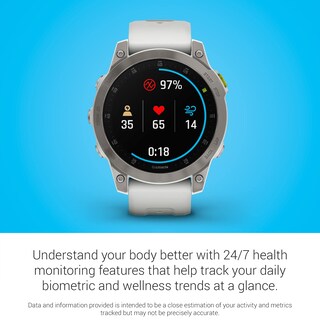 Foto 5 | Foto 5 | Reloj Inteligente Garmin Epix Gen 2 Premium Health Amoled Blanco - Venta Internacional.