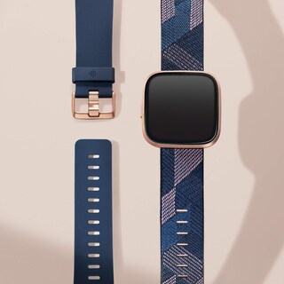 Foto 6 | Foto 6 | Reloj Inteligente Fitbit Versa 2 Special Edition Health Azul Marino/rosa - Venta Internacional.